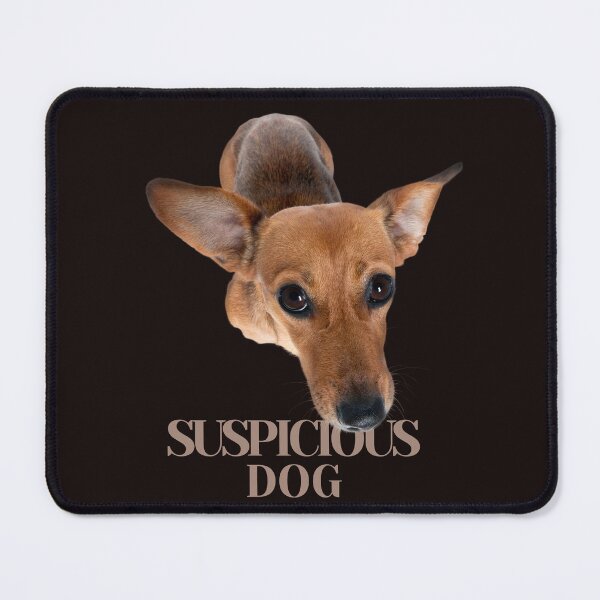 Item preview, Suspicious Dog Funny Pet Humor Shirt for Dog Lovers designed and sold by bozet.