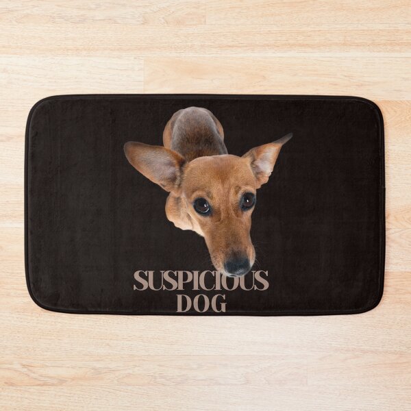 Item preview, Suspicious Dog Funny Pet Humor Shirt for Dog Lovers designed and sold by bozet.