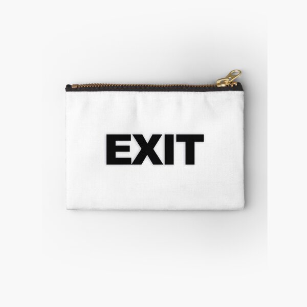 Item preview, EXIT — Black Minimal Bold Type Statement designed and sold by WORDPAUSE.