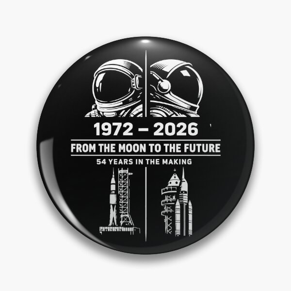 Item preview, Moon Mission Legacy 1972 2026 Space Exploration Galactic Future designed and sold by SplashTastic.