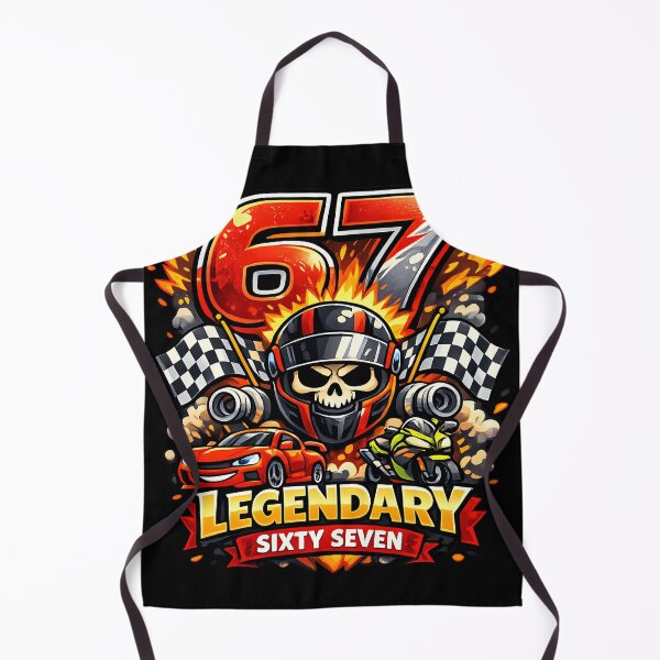Item preview, 67th Birthday Racing Car Motorcycle Legendary Skull For Men designed and sold by SylviaYLaughlin.