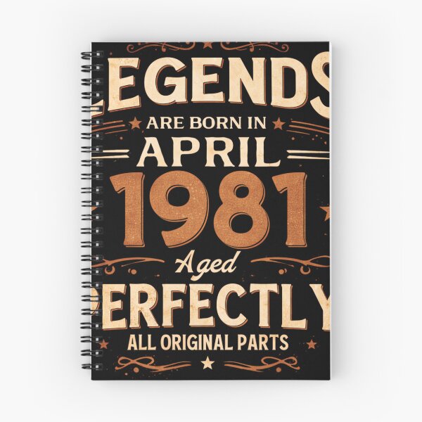 Item preview, 45th Birthday gift Men Women Legend April 1981 45 Years designed and sold by SylviaYLaughlin.
