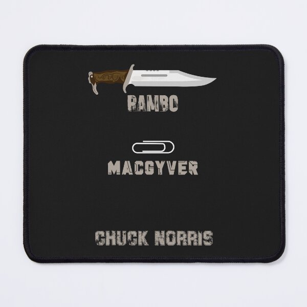 Item preview, Rambo, MacGyver, Chuck Norris designed and sold by FULLER FACTORY.