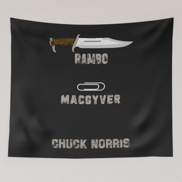 Item preview, Rambo, MacGyver, Chuck Norris designed and sold by FULLER FACTORY.