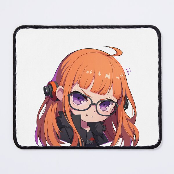 Item preview, Futaba Sakura Persona 5 Chibi Angry Glasses Gamer designed and sold by 108Recordings.