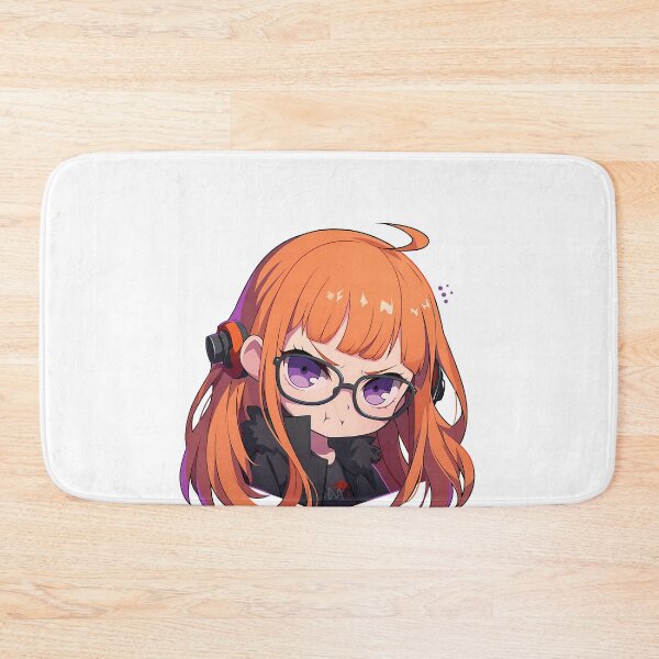 Item preview, Futaba Sakura Persona 5 Chibi Angry Glasses Gamer designed and sold by 108Recordings.