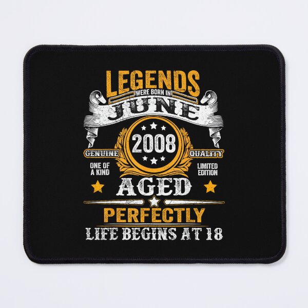 Item preview, 18th Birthday Boy Legends were Born in June 2008 18 Year Old designed and sold by SylviaYLaughlin.