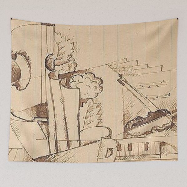 Item preview, Composition with musical instruments designed and sold by SharonTheFirst.