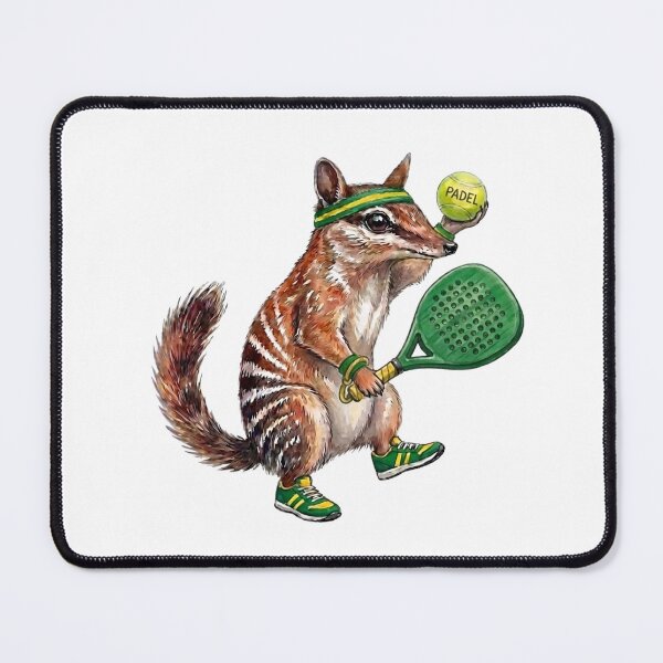 Item preview, Aussie Padel Numbat - Green and Gold Edition designed and sold by Wennebabs.