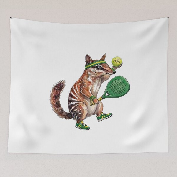 Item preview, Aussie Padel Numbat - Green and Gold Edition designed and sold by Wennebabs.
