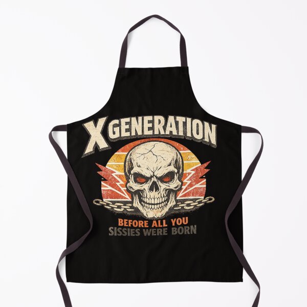 Item preview, X Generation Skull Retro Sunset – Hardcore Vintage Streetwear Graphic designed and sold by FrameFlow.