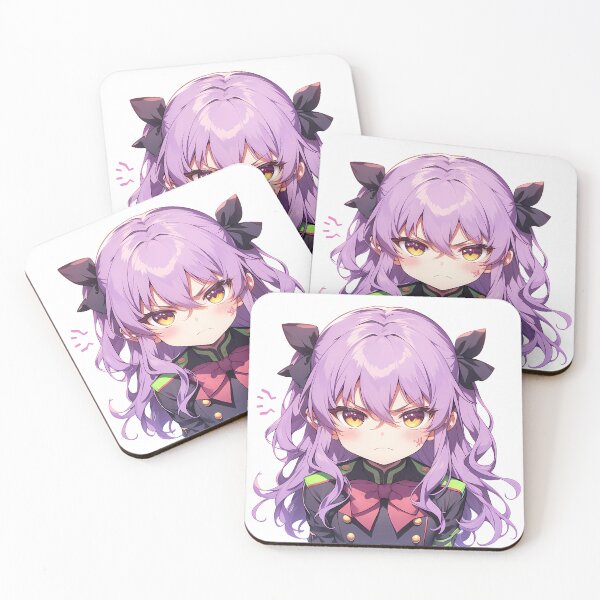 Item preview, Hiiragi Shinoa Seraph Of The End Chibi Kawaii Angry Mood designed and sold by 108Recordings.