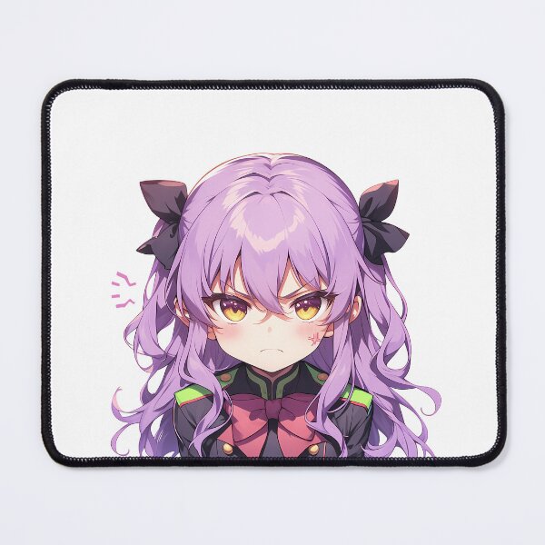 Item preview, Hiiragi Shinoa Seraph Of The End Chibi Kawaii Angry Mood designed and sold by 108Recordings.
