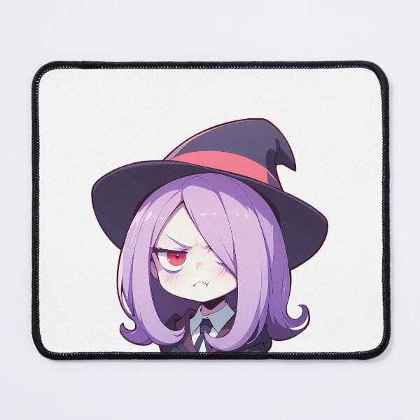 Item preview, Sucy Manbavaran Little Witch Academia Chibi Deadpan Angry Witch designed and sold by 108Recordings.
