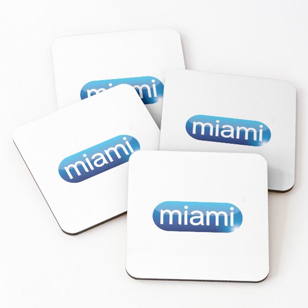 Item preview, Miami Blue Glossy Pill Logo designed and sold by artsdylan.