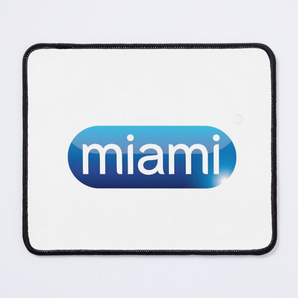 Item preview, Miami Blue Glossy Pill Logo designed and sold by artsdylan.