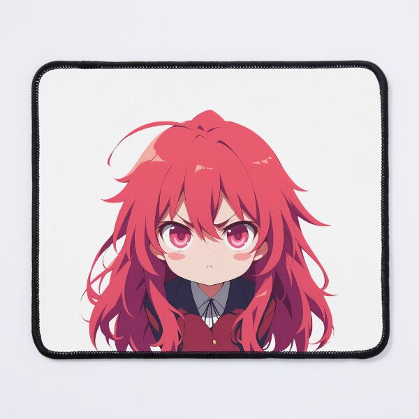 Item preview, Minori Kushieda Toradora Moody Chibi Red Hair Pout designed and sold by 108Recordings.