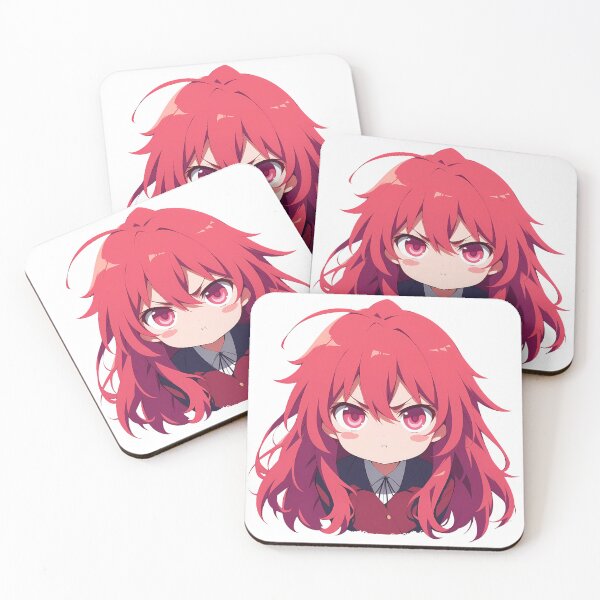 Item preview, Minori Kushieda Toradora Moody Chibi Red Hair Pout designed and sold by 108Recordings.