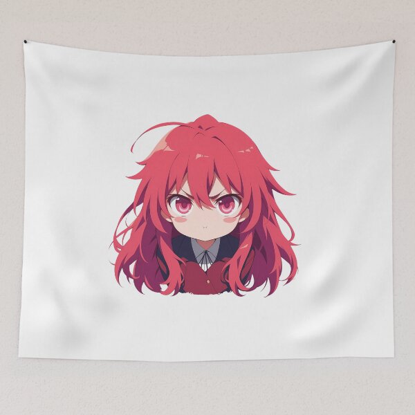 Item preview, Minori Kushieda Toradora Moody Chibi Red Hair Pout designed and sold by 108Recordings.