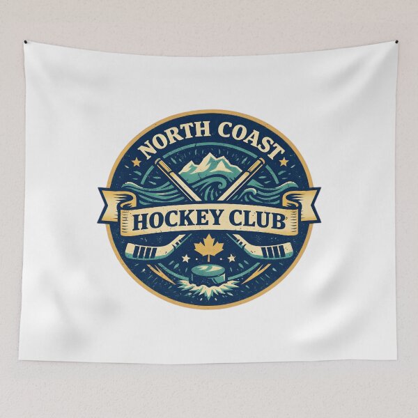 Item preview, nort coast hockey club-Canucks logo designed and sold by trendie-tees.