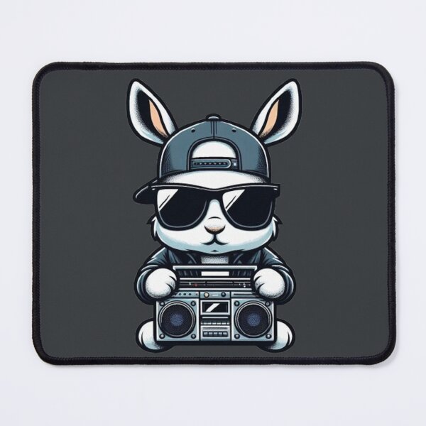 Item preview, Hip Hop Rabbit – Urban Boombox Style designed and sold by Dogandesighn.
