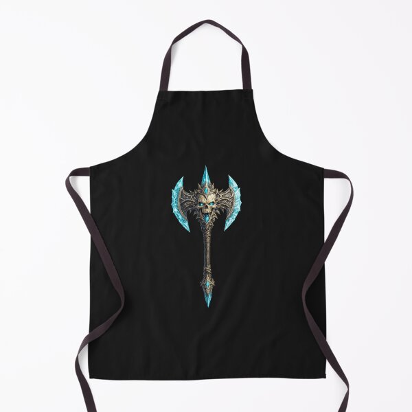Item preview, Frost Skull Crystal Battle Axe designed and sold by SuePFields.