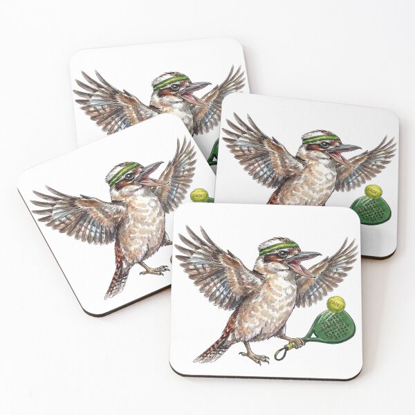 Item preview, The Kookaburra Padel Smashing Pro - Green & Gold Edition designed and sold by Wennebabs.