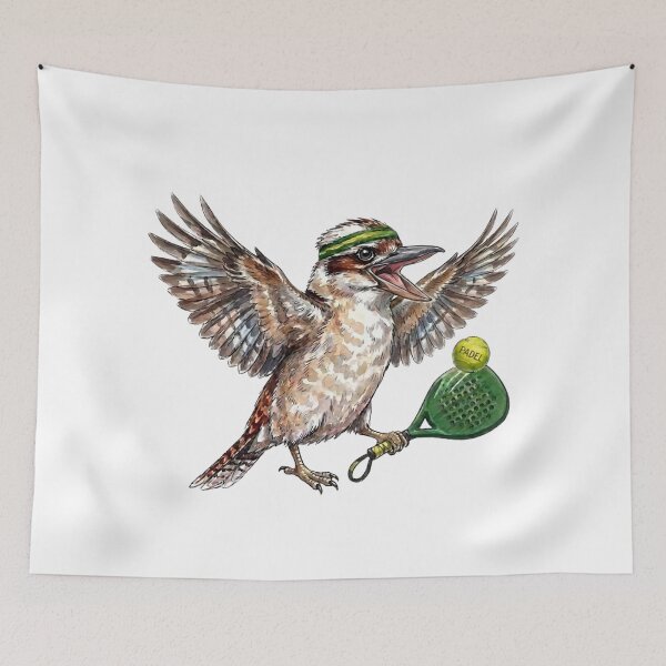 Item preview, The Kookaburra Padel Smashing Pro - Green & Gold Edition designed and sold by Wennebabs.