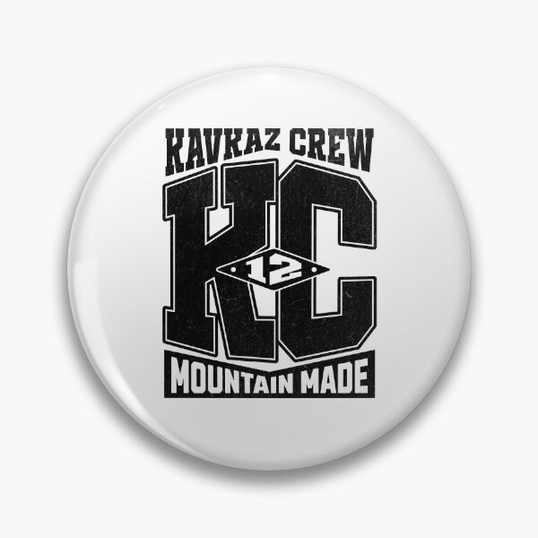 Item preview, Kavkaz Crew Mountain Built Vintage Varsity Badge designed and sold by Kavkaz.North.