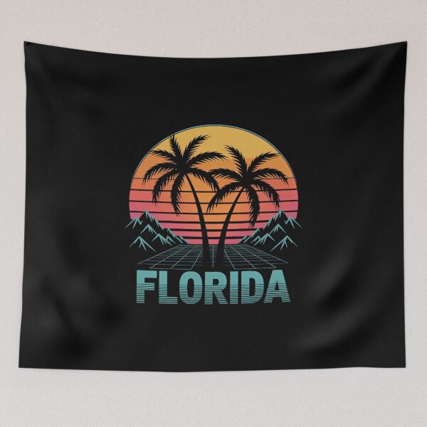 Item preview, Florida Palm Tree Beach 80s Style designed and sold by IdunayaStore.
