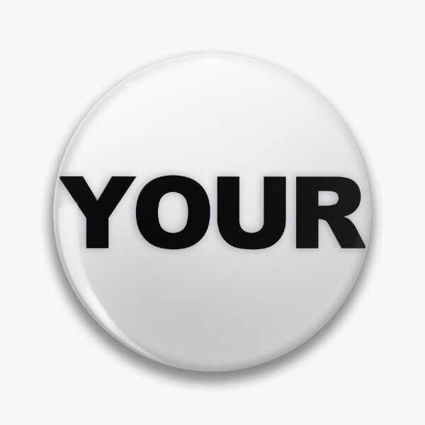 Item preview, YOUR — Black Minimal Bold Type Statement designed and sold by WORDPAUSE.
