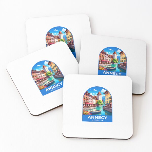 Item preview, Annecy  France Travel Sticker designed and sold by TulipaGraphics.
