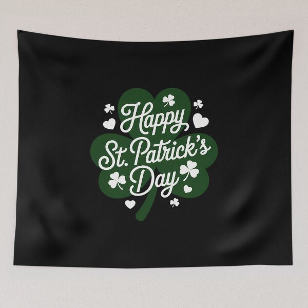 Item preview, Happy St. Patricks Day with Shamrock  designed and sold by IdunayaStore.