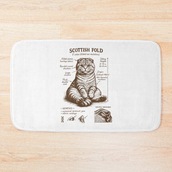 Item preview, Scottish Fold Anatomy Cat Mom Fur Mama Cat Person Cat Lady designed and sold by MelanieIShelton.
