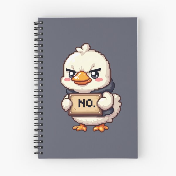 Item preview, Sassy Duck Holding No Sign Cute Angry Duck Meme designed and sold by All-Of-Art.