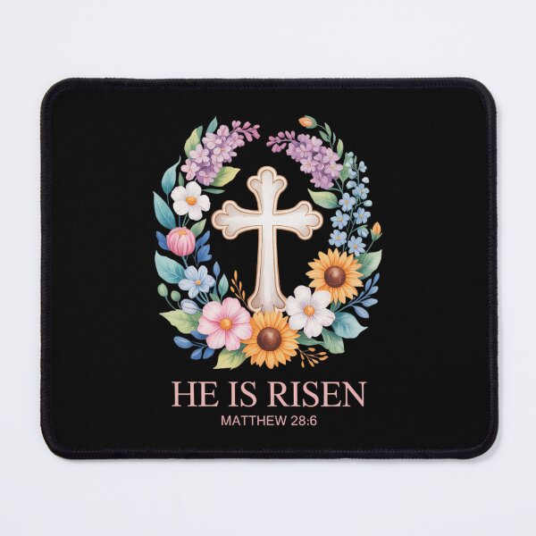 Item preview, He Is Risen Matthew Jesus Easter Good Friday Christian designed and sold by IdunayaStore.