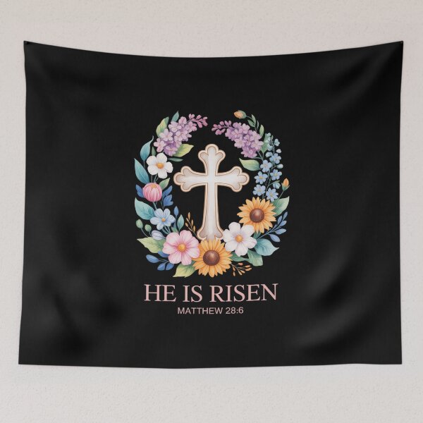 Item preview, He Is Risen Matthew Jesus Easter Good Friday Christian  designed and sold by IdunayaStore.