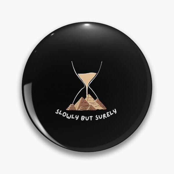 Item preview, Slowly But Surely: Pyramid & Hourglass Art designed and sold by Atlasoloji.