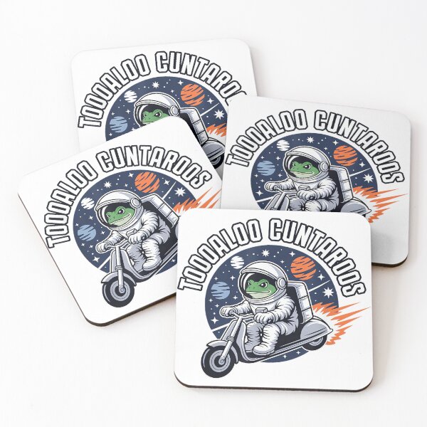 Item preview, Toodaloo Cuntaroos Space Frog Astronaut Meme designed and sold by MelanieIShelton.