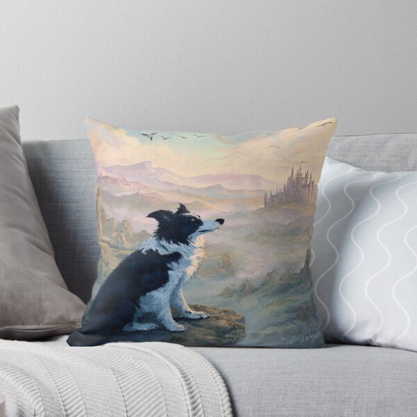 Item preview, Border Collie and Mountains, Birthday Gift designed and sold by NicolasGlowArt.