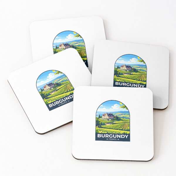 Item preview, Burgundy France Travel Sticker designed and sold by TulipaGraphics.