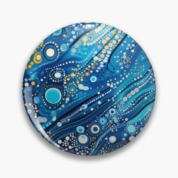 Item preview, Aboriginal Inspired Dot Art - Oceanography designed and sold by GrinGalore.