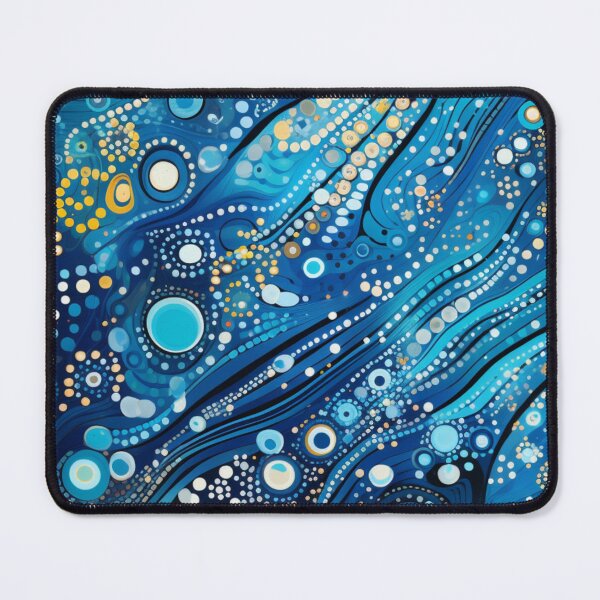 Item preview, Aboriginal Inspired Dot Art - Oceanography designed and sold by GrinGalore.