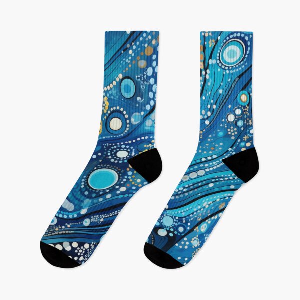 Item preview, Aboriginal Inspired Dot Art - Oceanography designed and sold by GrinGalore.