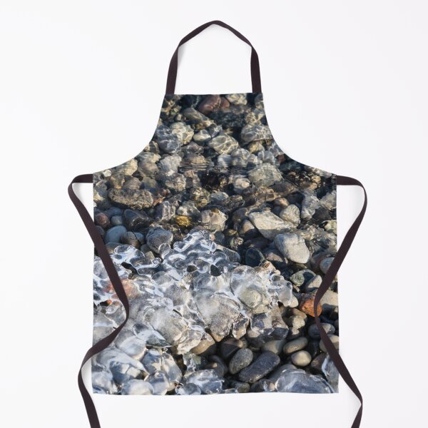 Item preview, Smooth Pebbles with a Fringe of Clear Ice designed and sold by Georgia Mizuleva.