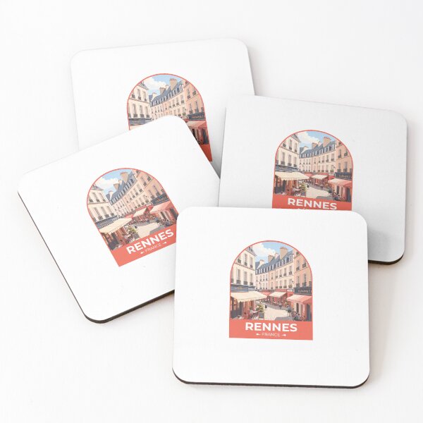 Item preview, Rennes France Travel Sticker designed and sold by TulipaGraphics.
