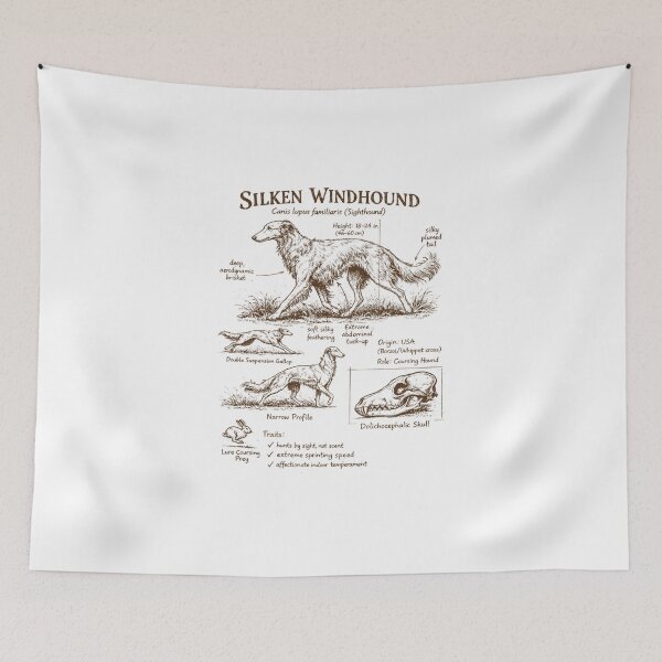 Item preview, Silken Windhound Anatomy Dog Mom Fur Mama Dog Person designed and sold by MelanieIShelton.