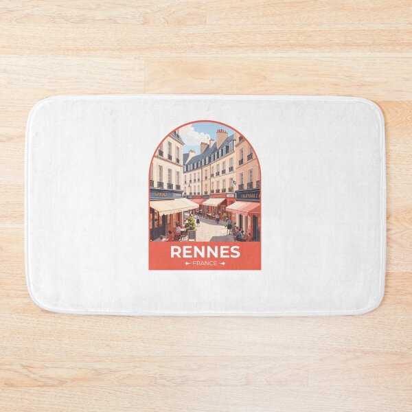 Item preview, Rennes France Travel Sticker designed and sold by TulipaGraphics.