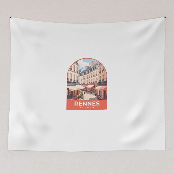 Item preview, Rennes France Travel Sticker designed and sold by TulipaGraphics.
