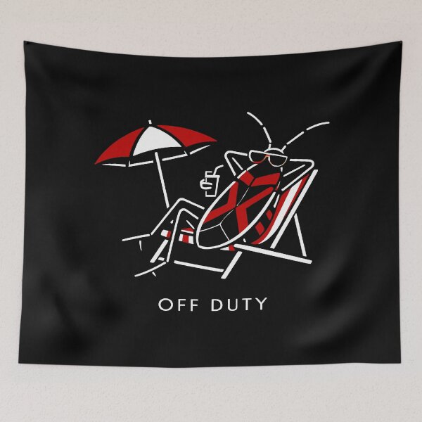 Item preview, Summer Vacation Insect Humor Relaxing Bug Minimalist Vector designed and sold by SplashTastic.